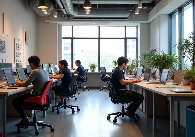 Espacios de coworking para nómadas digitales